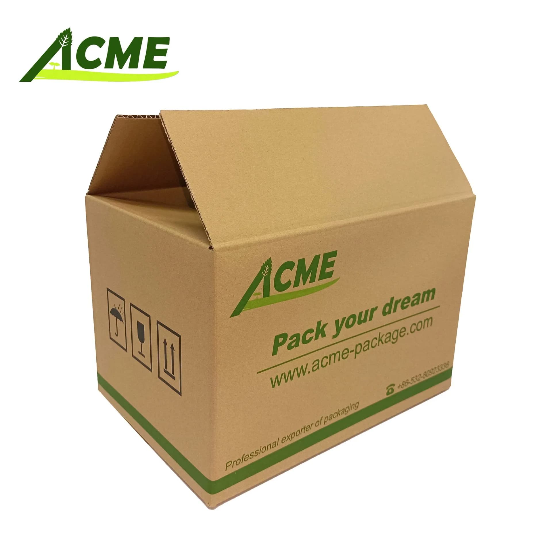 Custom Logo Corrugated Cardboard Shipping Boxes for Small Business