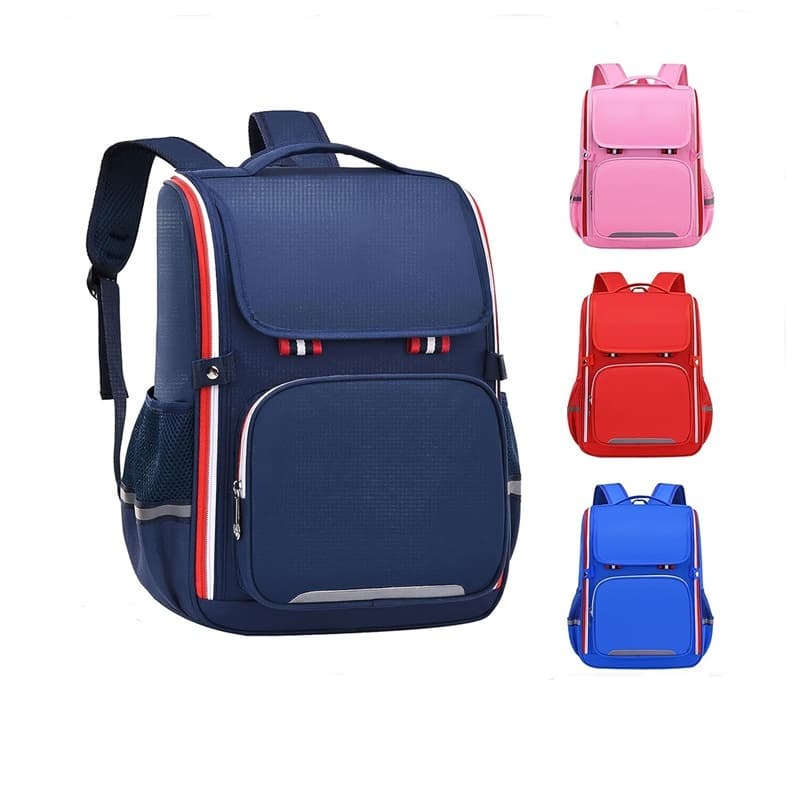Custom Logo Elementary School Backpack, Lightweight Student Backpack, Boys and Girls School Bag for Grades 1-6
