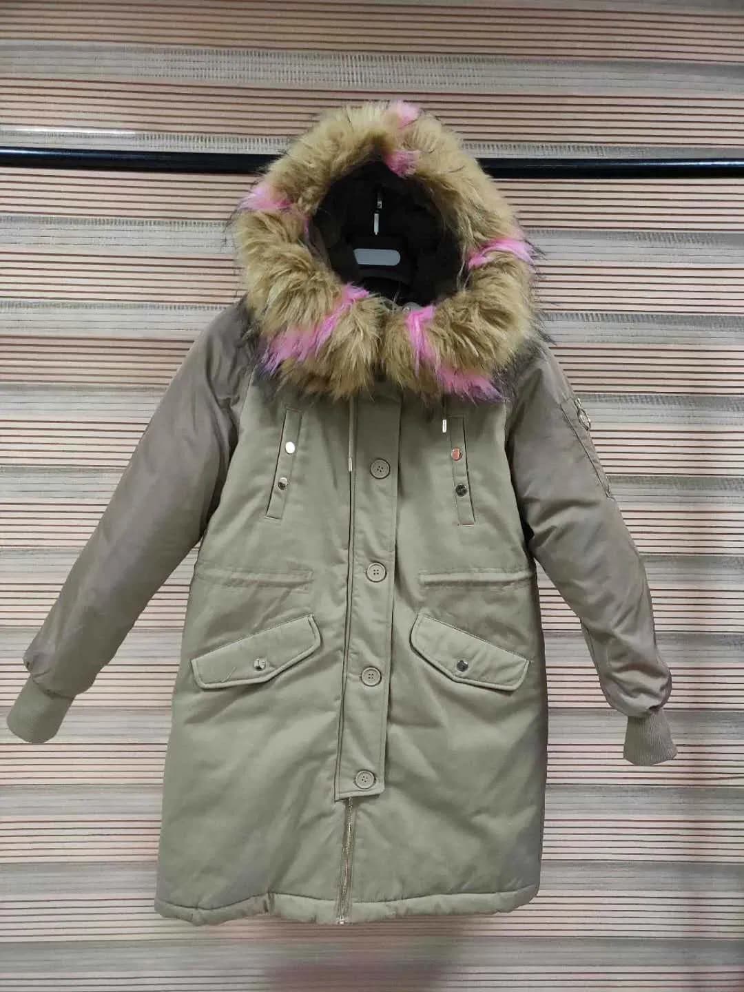 in Stock Low Price Ladies Women Cotton Parka Windproof Jacket Change Logo