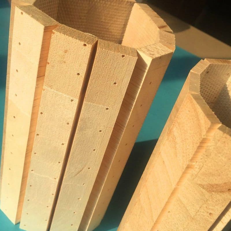 Flexible Balsa Panel with Fiberglass Scrim for Easy Shaping
