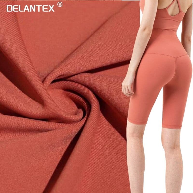 Low MOQ Soft Nylon Spandex Elastane Fabric Knitted Fabric for Yoga Sportswear