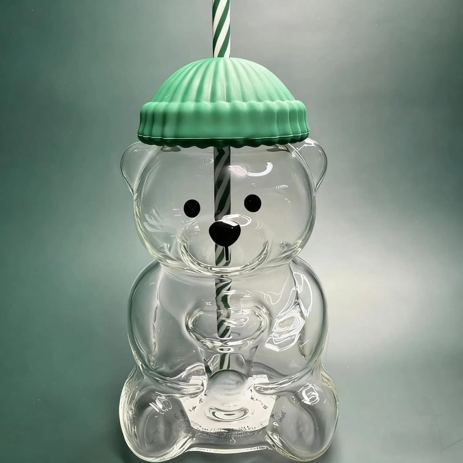 2025 New Style High Quality Practical Teddy Bear Straw Cup