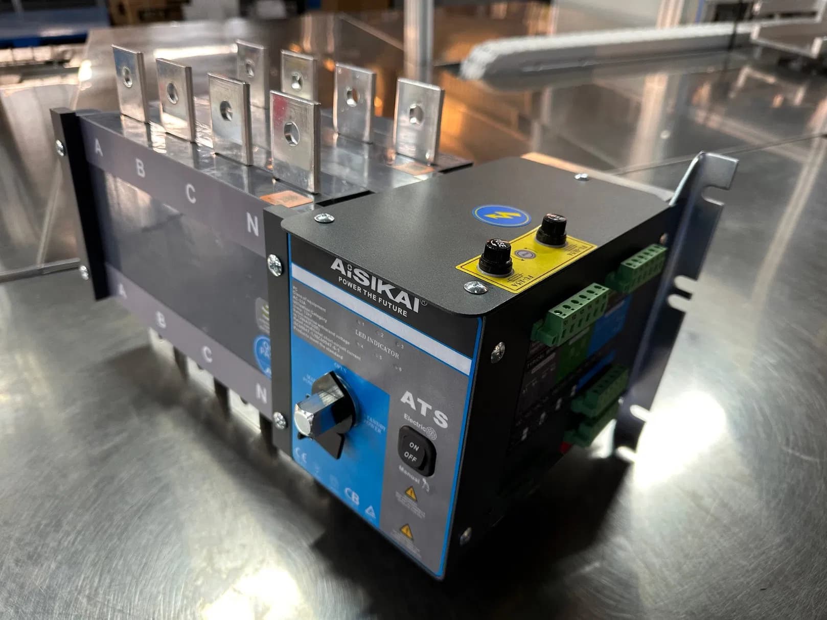 Aisikai Skt2-100A 4poles Ultra-Thin Type ATS Changeover Switch Automatic Transfer Switch