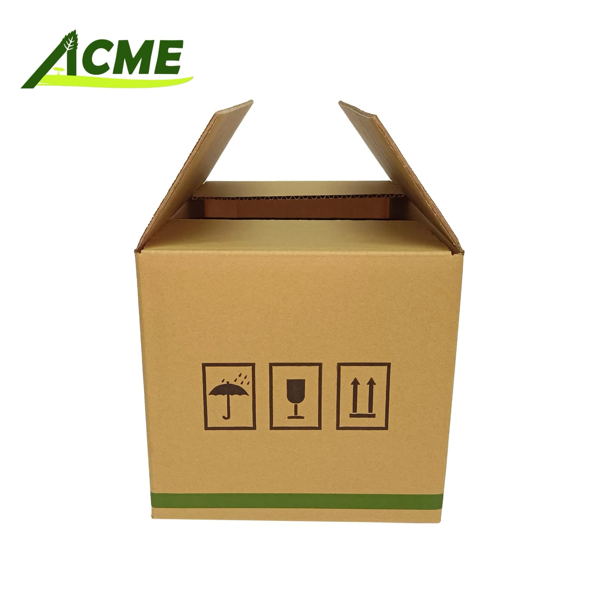 Custom Corrugated Fruit Vegetable Boxes with Ventilation Holes Design