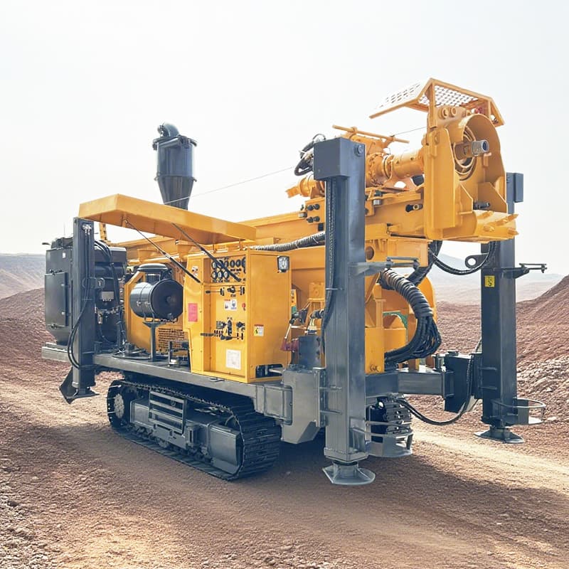 Heavy Duty Crawler RC Drilling Unit with 1200 Meter Depth Capacity