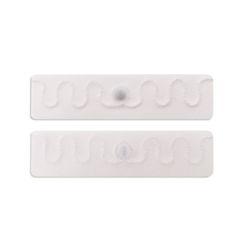 Customized Size UHF U8 U9 RFID Washable Fabric Laundry Tag Garment Labels
