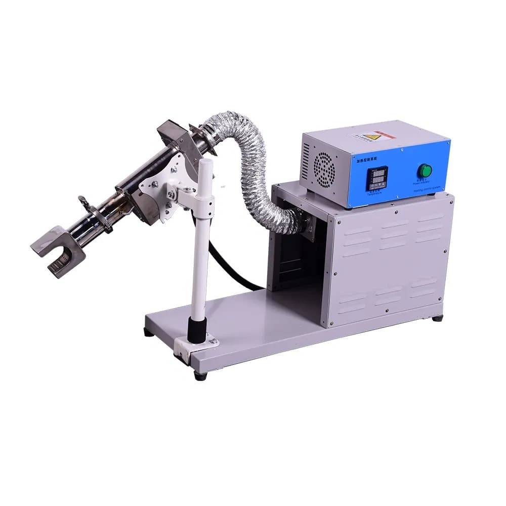 Automatic 360° Rotating Hot Air Gun Heating Equipment PE Heat Shrink Tubing Machine Heat Gun Machine