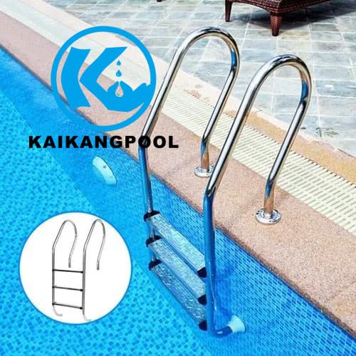 OEM Stainless Steel 2 3 4 5 Steps Pool Ladder for Above-Ground and in-Ground Swimming Pool
