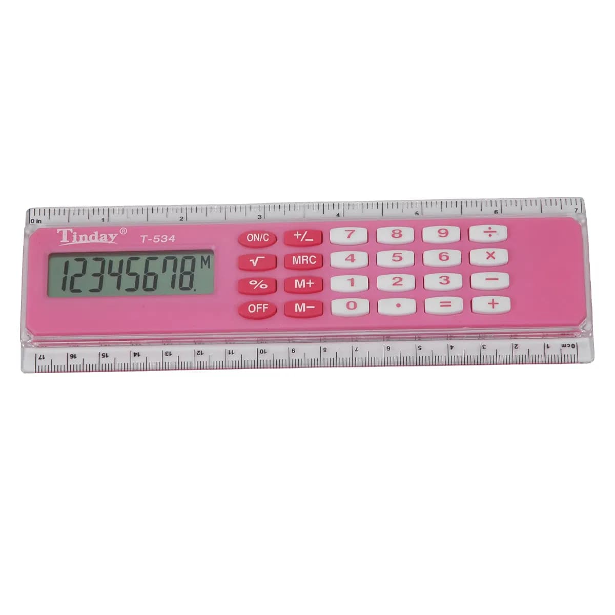 Durable Plastic Ruler for Students - Measurements in Cm and Inches
