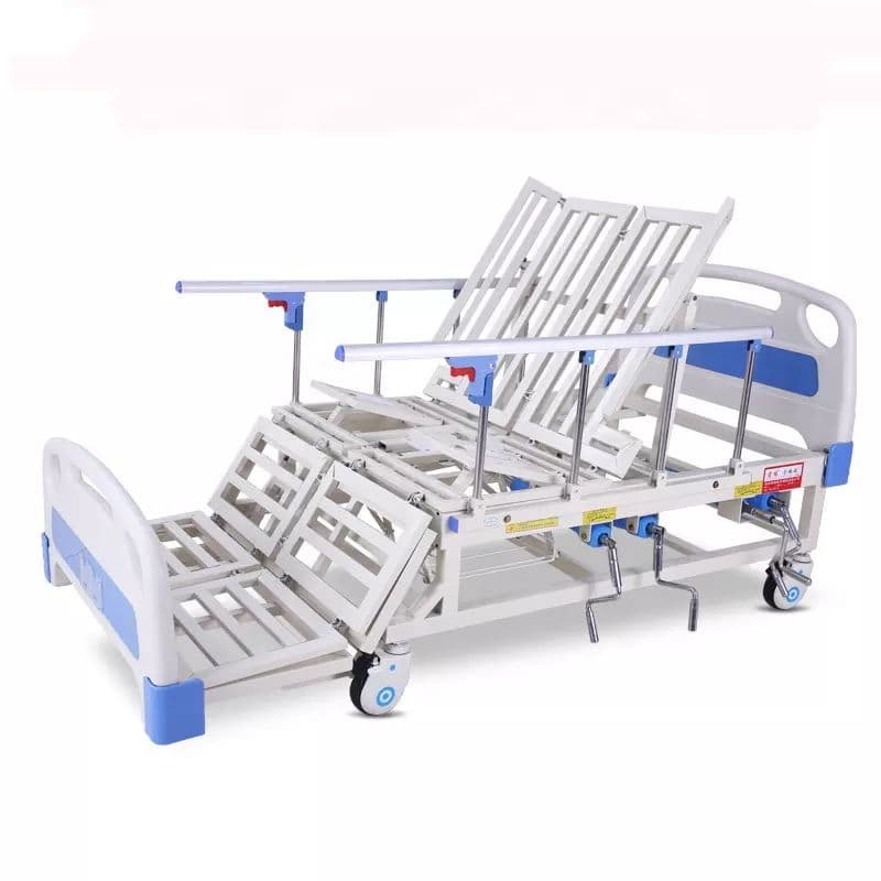 Manufacturers Wholesale Anti-Skid Turning Medical Bed for Elderly Hand-Operated Multi-Functional Hospital Nursing Beds