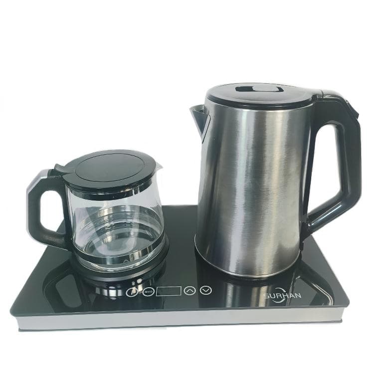 Factory Household Appliance Turkey Tea Maker Machine Automatic Electric Tea Kettle Tray Set