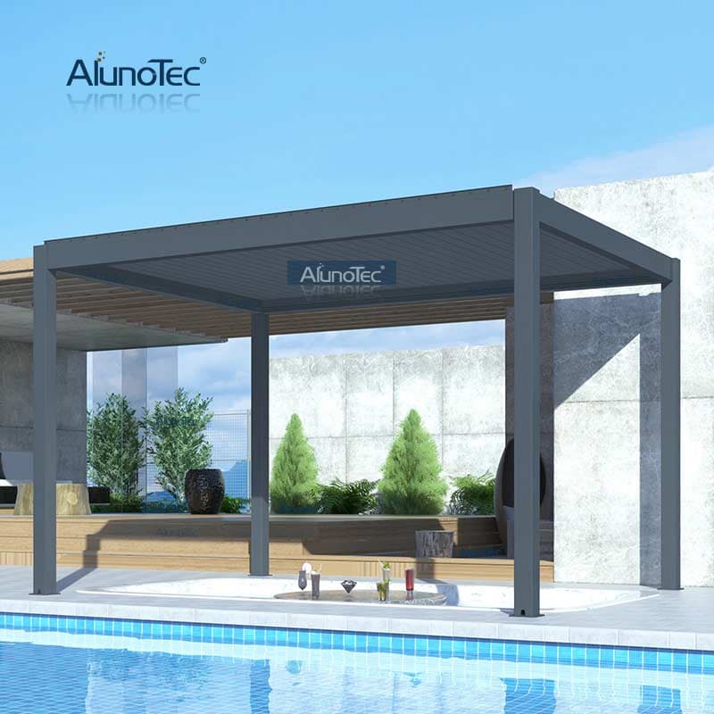High Quality Opening Closing Outdoor Gazebo Pergola for Backyard Motorized Pergola Kits