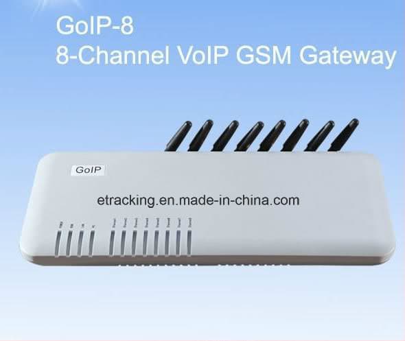 VoIP GSM Gateway/ Gateway GSM-VoIP / IP GSM Gateway 8sims GoIP8 8 Port GoIP Gateway
