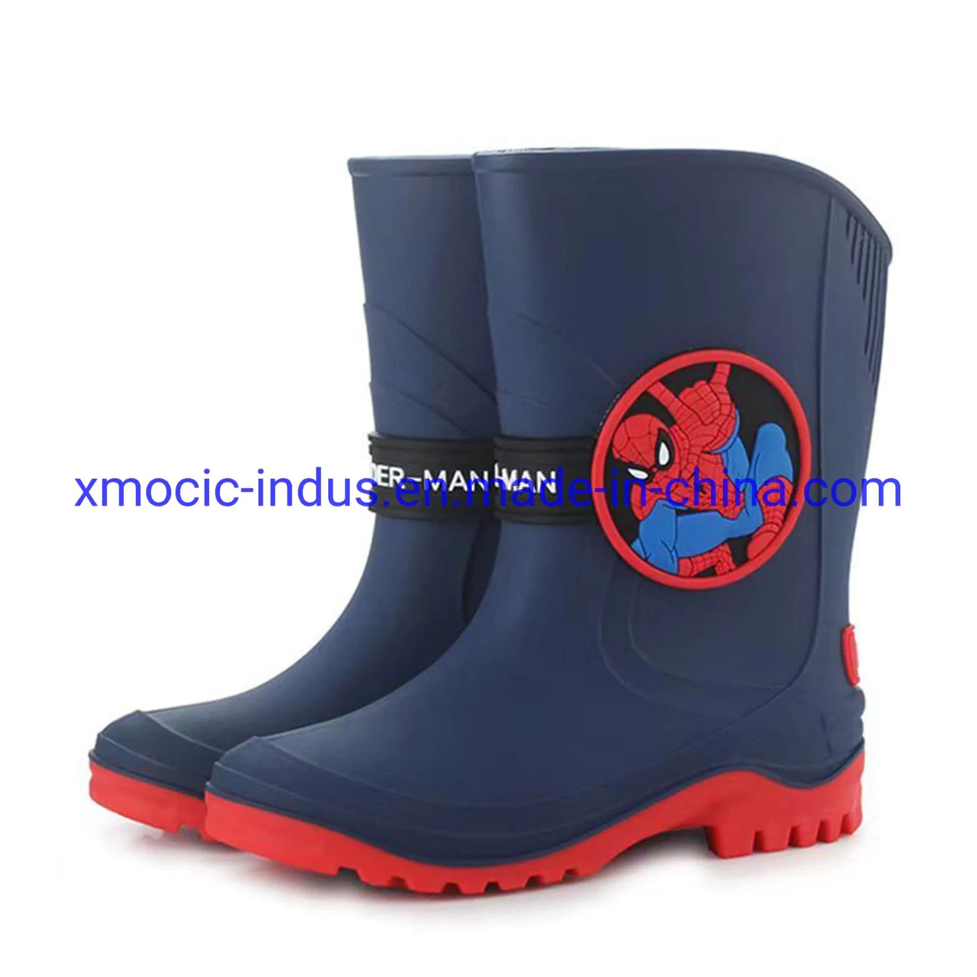 OEM Cartoon Rain Boot Waterproof Kids Wholesale Rubber Shoes Outdoor Footwear