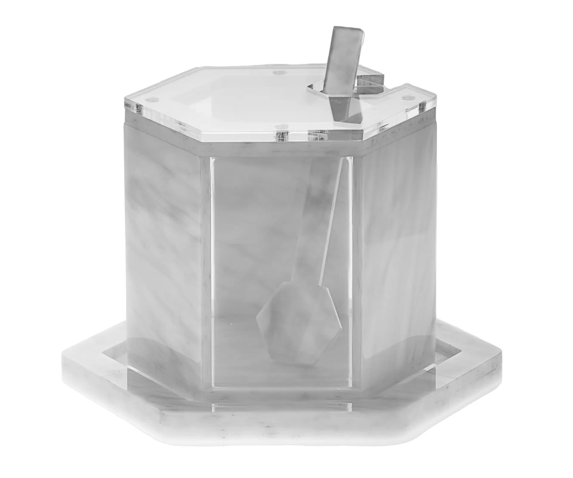 Exquisite Acrylic Honey Dish for Bar Mitzvah and Religious Gifts