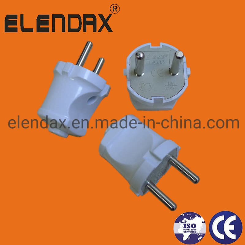 European Style Electrical 2 Pin Power Plug (P8052)