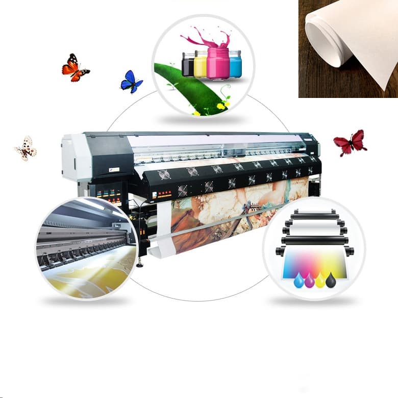 Texture Printable Wallpaper Eco-Solvent Latex UV for Interior Decoration