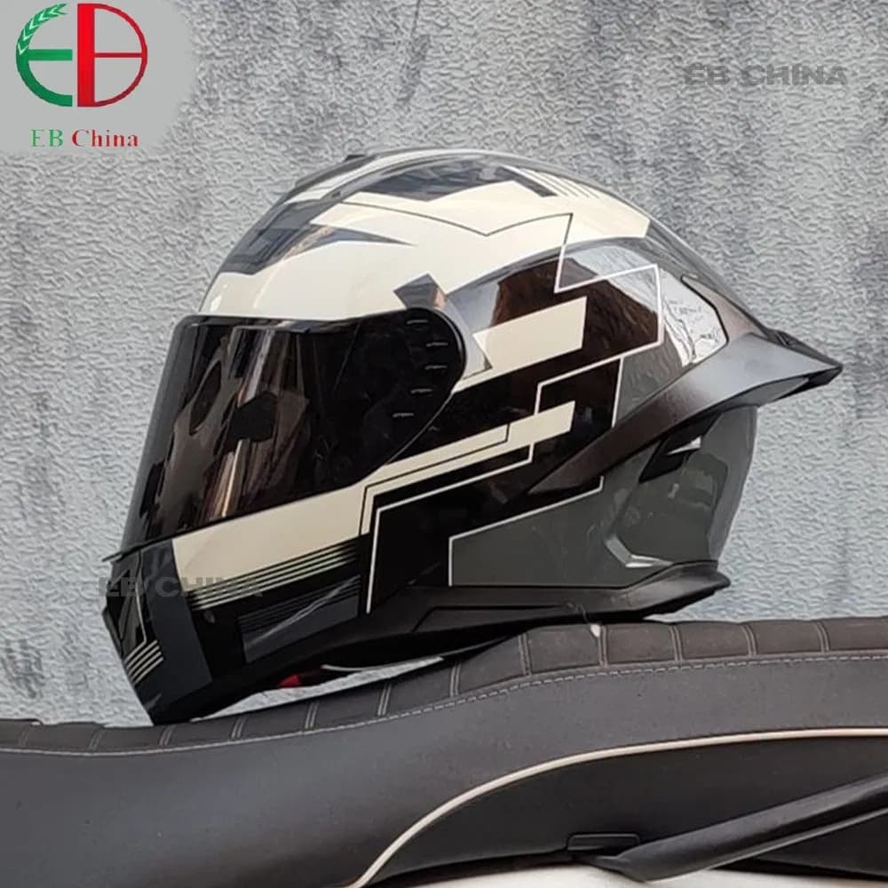 Lightweight & Ventilated Gundam Modular Helmet Large Spoiler, Custom Design, Bluetooth-Compatible