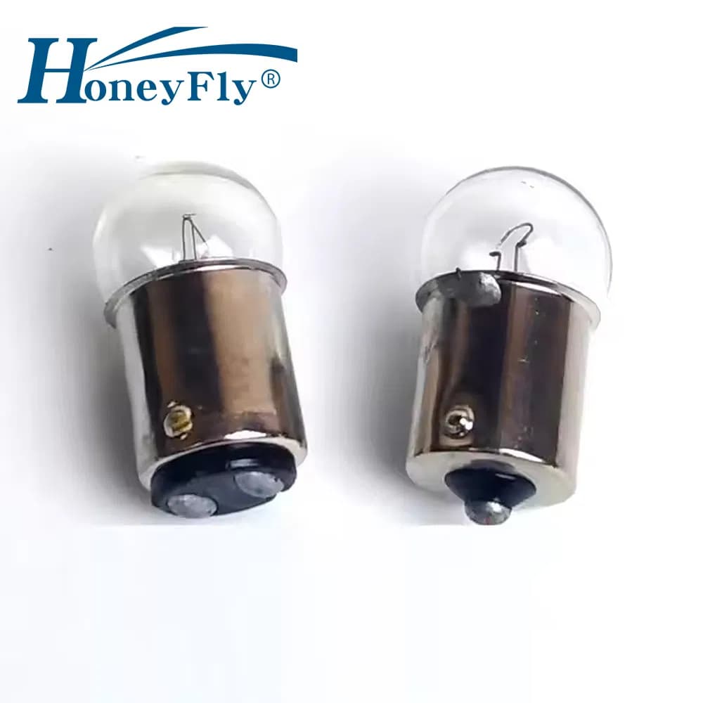 HoneyFly B15 Indicator Lamp 12V/24V 5W/10W Round Cover Clear Machine Tool Light
