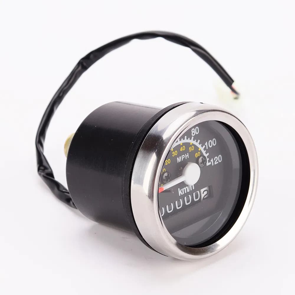 Motorcycle ATV Scooter 60mph and Kph Speedometer Odometer Gauge