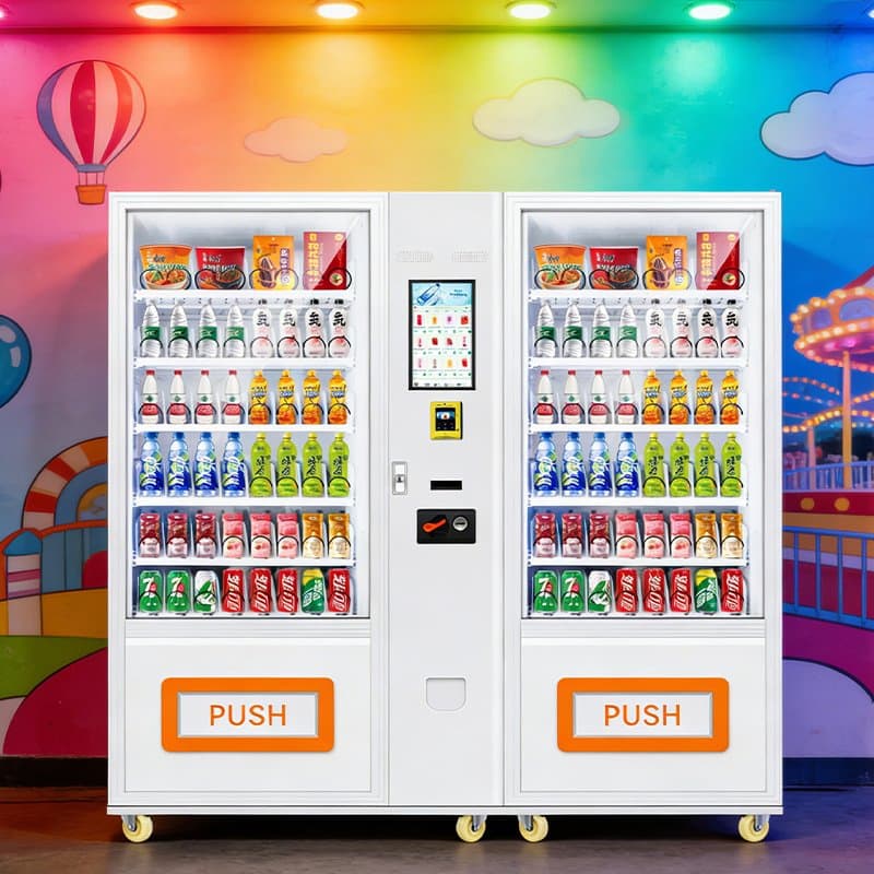 Healthy Bites Vending Station with Custom Diet Filters and Allergen Labels