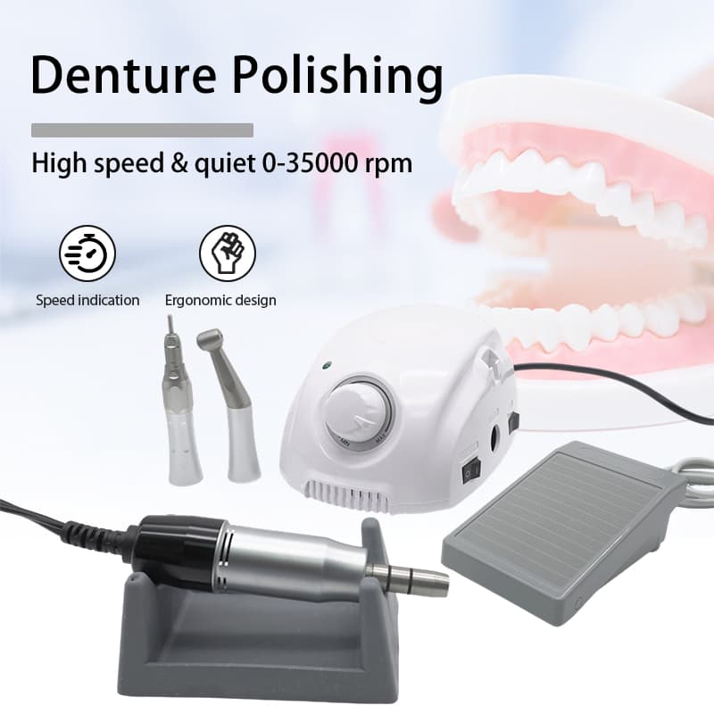 Dental Lab Marathon Champion M 3 Micromotor & Type-E Handpiece Electric Denture Polisher