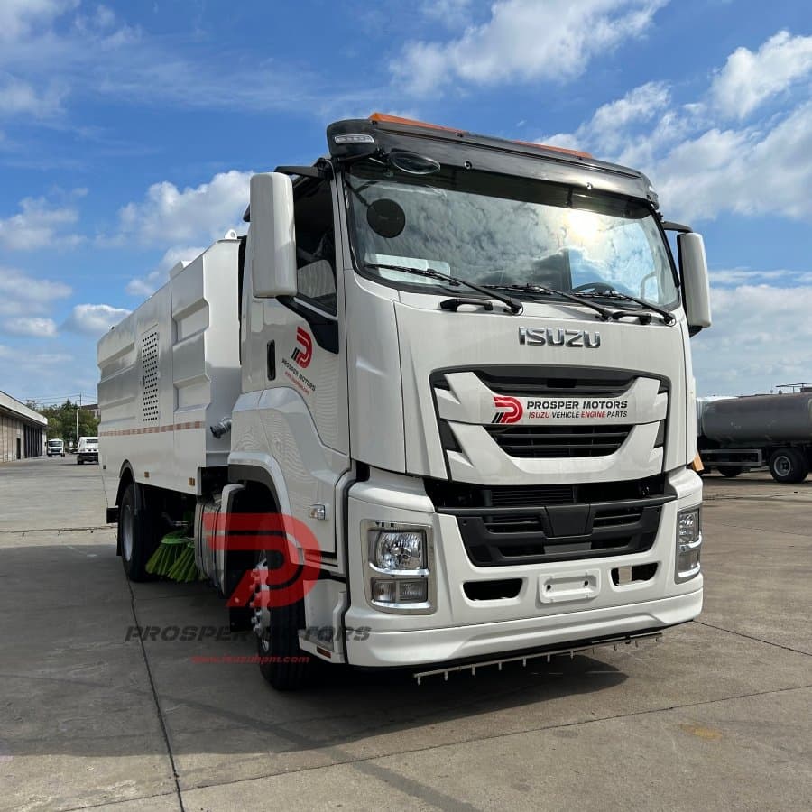 Modular Sanitation Cleanser Isuzu Fvr 6cbm Road Sweeper Urban Municipal Road Dust Removal Vehicle