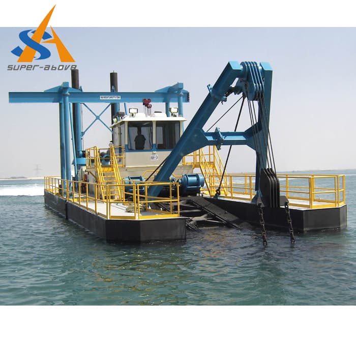 China Harvesting Machine 3500m3/H Portable Dredgering Cutter Suction Dredger