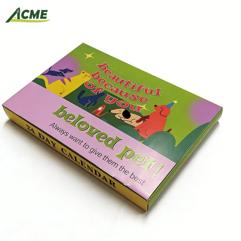 Wholesale Eco-Friendly Handmade Custom Rigid Packaging Box Set with Recycled Materials Matt Lamination & Gold Foil for Cats