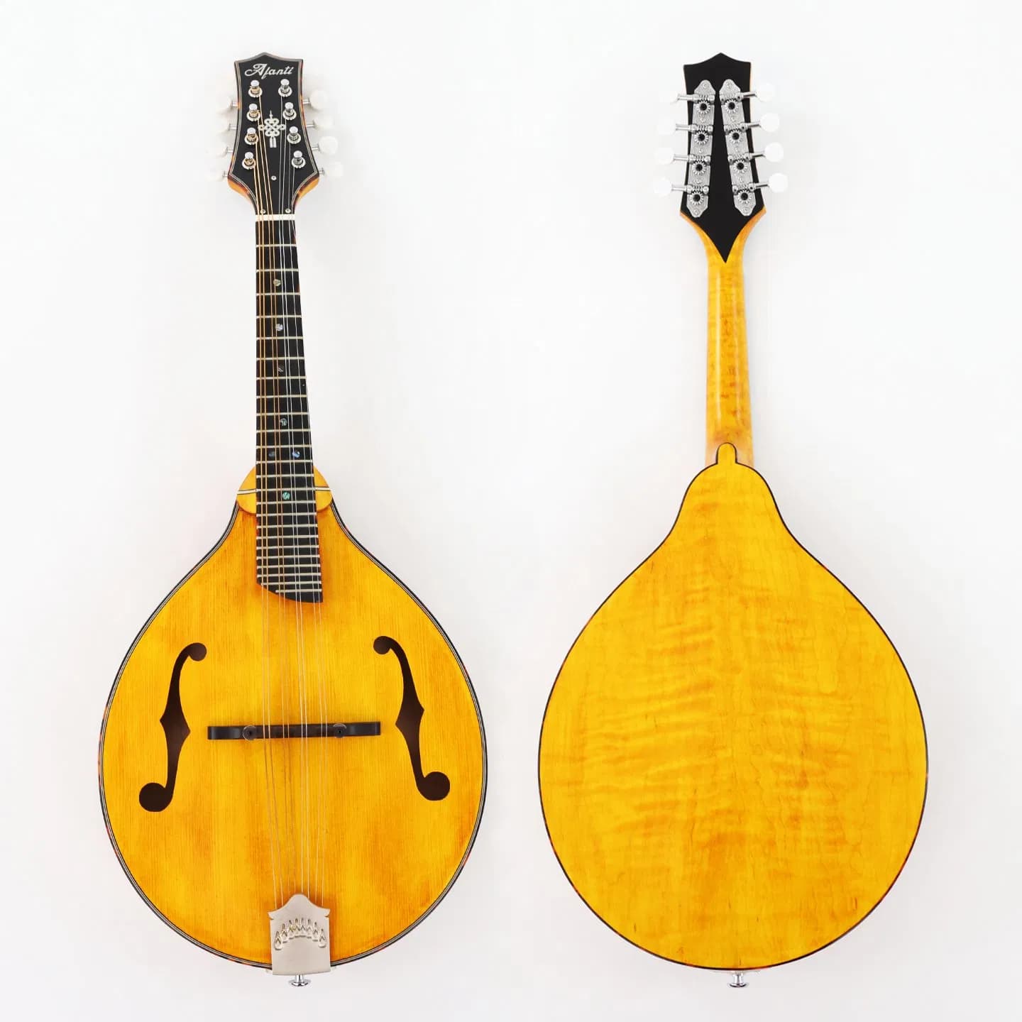 Afanti Hand Carved A Grade Spruce Top a Style Mandolin