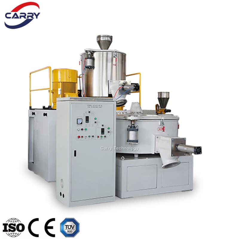 High Speed Turbo Type PVC Raw Material Hot and Cold Mixing Unit Machine Plastic WPC Resin Mixer Plant