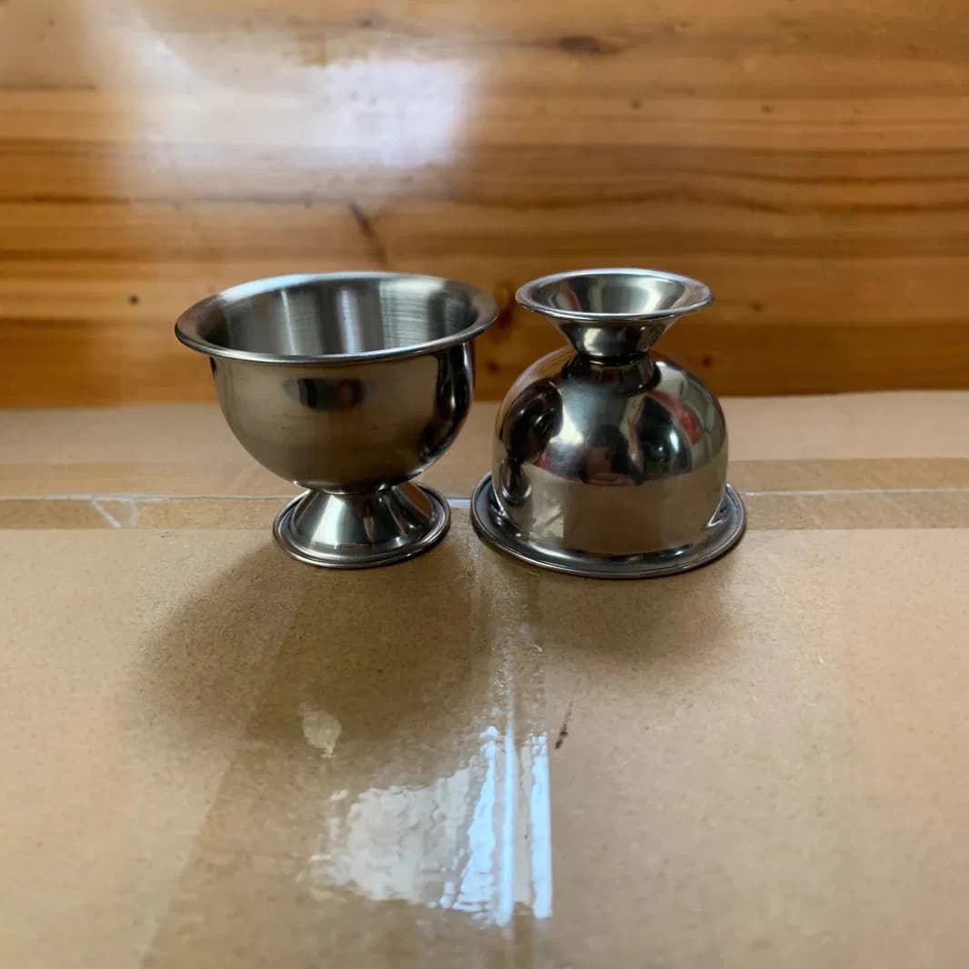 China Wholesale Egg Shaped Stainless Steel Cups for Daily Use