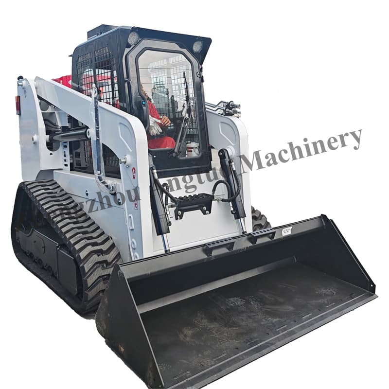 Full-Hydraulic Earthmoving Machine Electric Earth Auger Wheel Bucket Loader Skid Steer Loader
