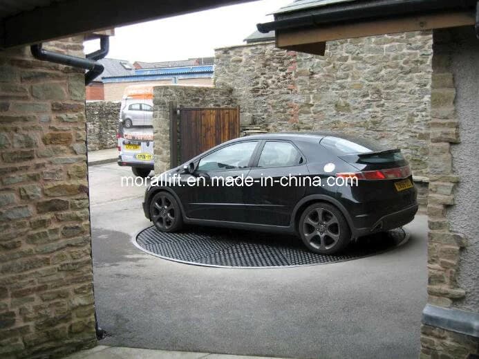 Diameter 5m Rotating Car Turntable for Corner Auto Turning