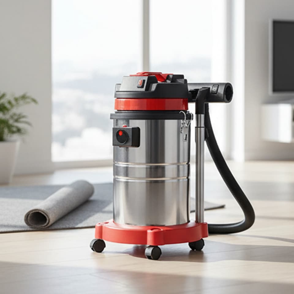 Powerful 35L Wet and Dry Floor Vacuum Cleaner for Home
