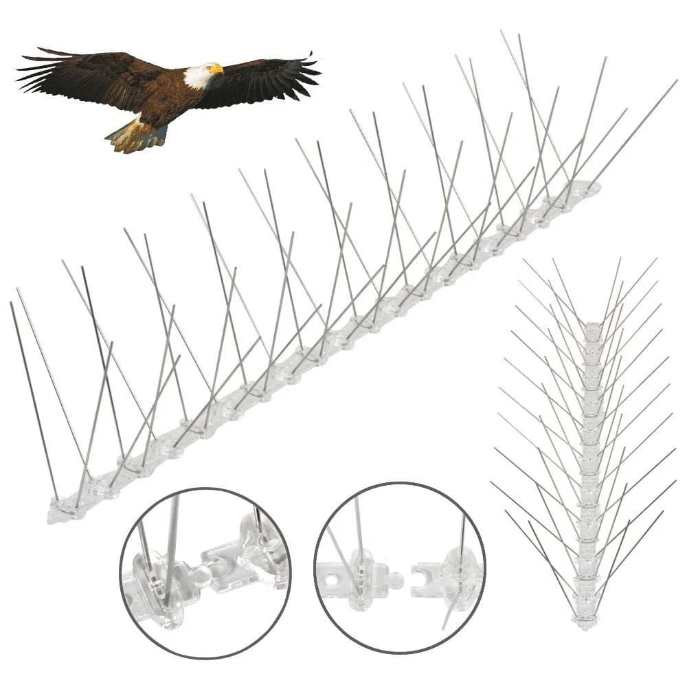 20 Inch Stainless Steel Pigeon Control Kit Bird Spikes