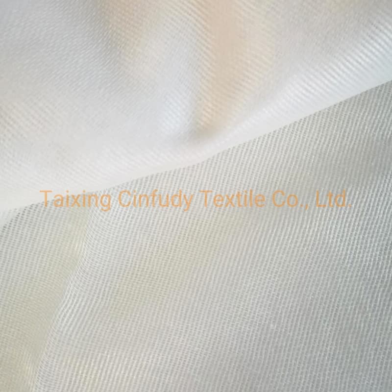 Premium Quality White Polyester Cotton Mesh Fabric for All Uses