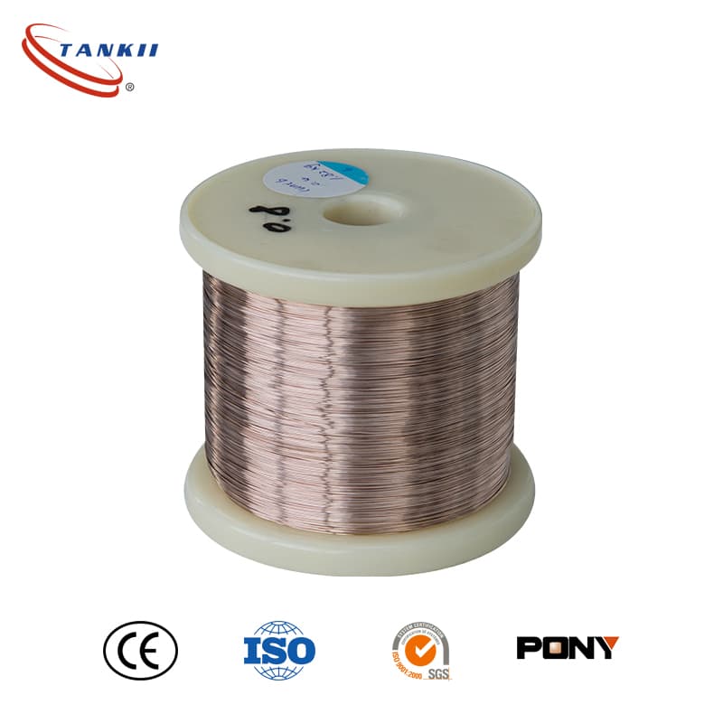 Manganin Wire 6J12 / 6J13, Low TCR Precision Resistance Alloy Wire for Shunts