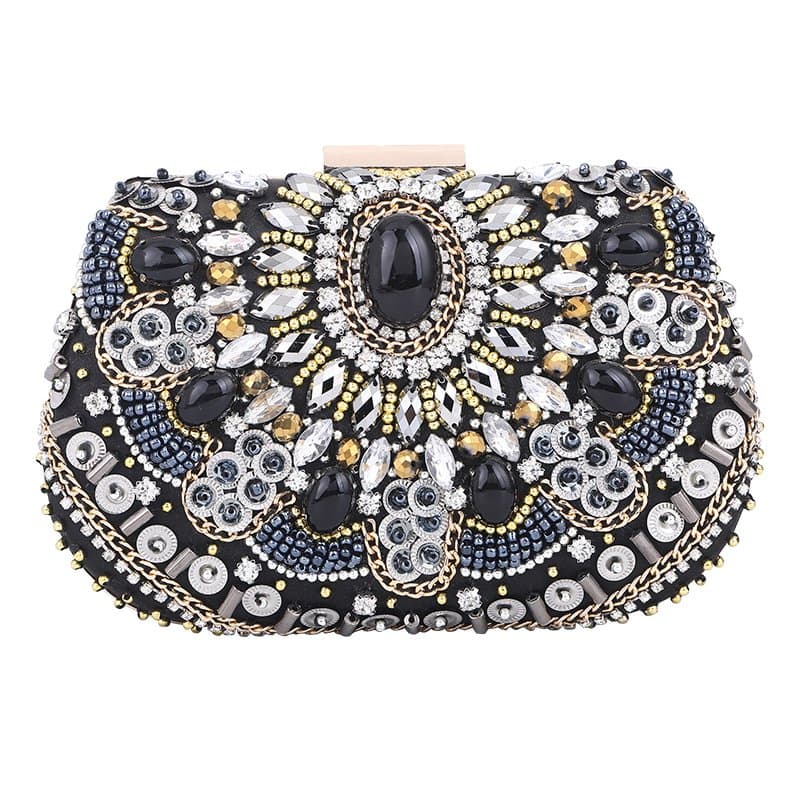 Moon Design Evening Clutch Lady Party Dress Shoulder Women Handbag
