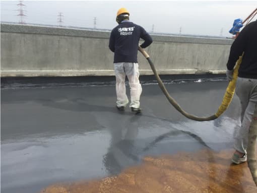 Two-Component Polyurea Spraying Pouring for Road Waterproofing