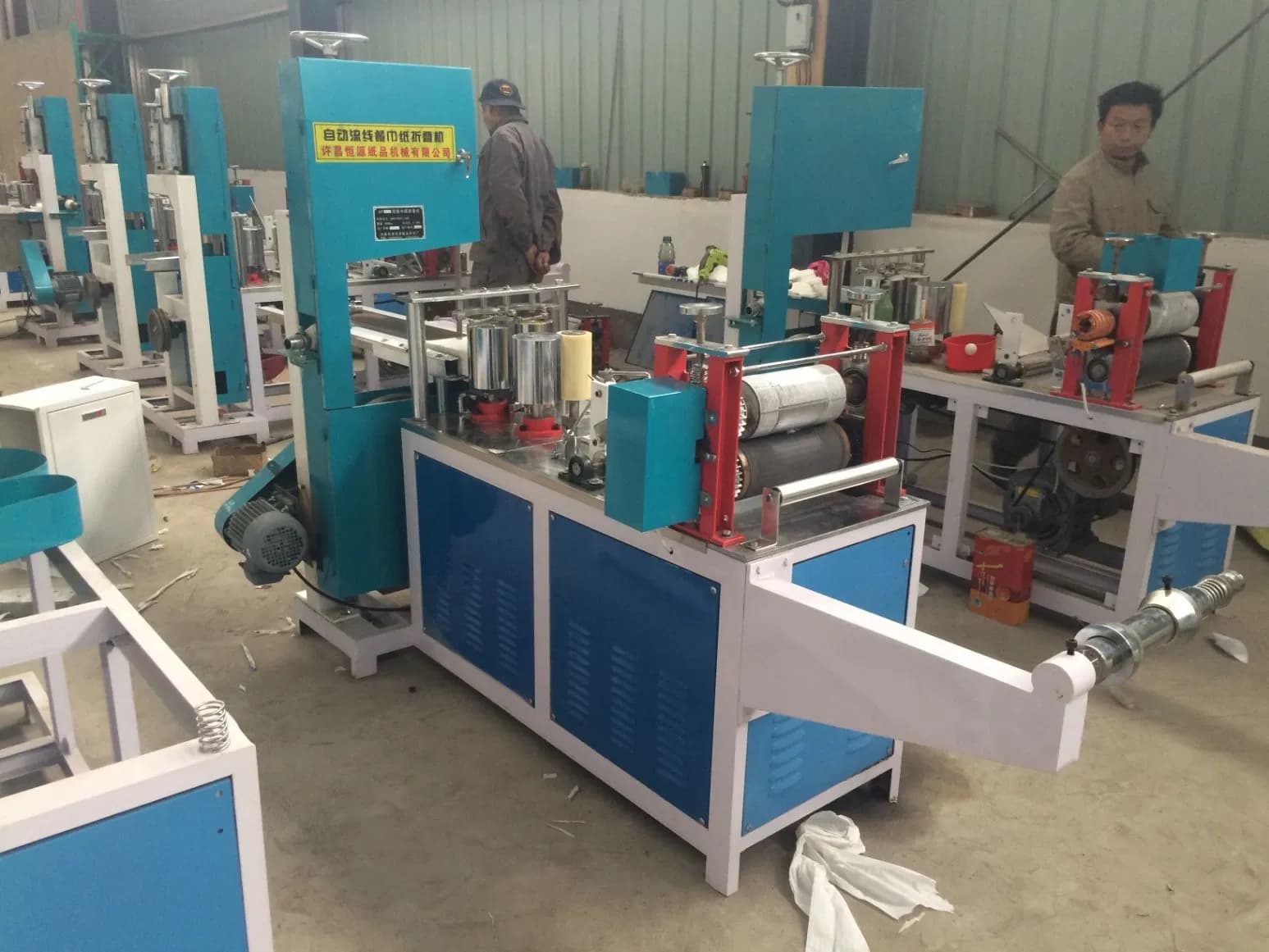 ODM Pull out Full-Embossing Automatic Serviette Pocket Price Small Facial Tissue Machine