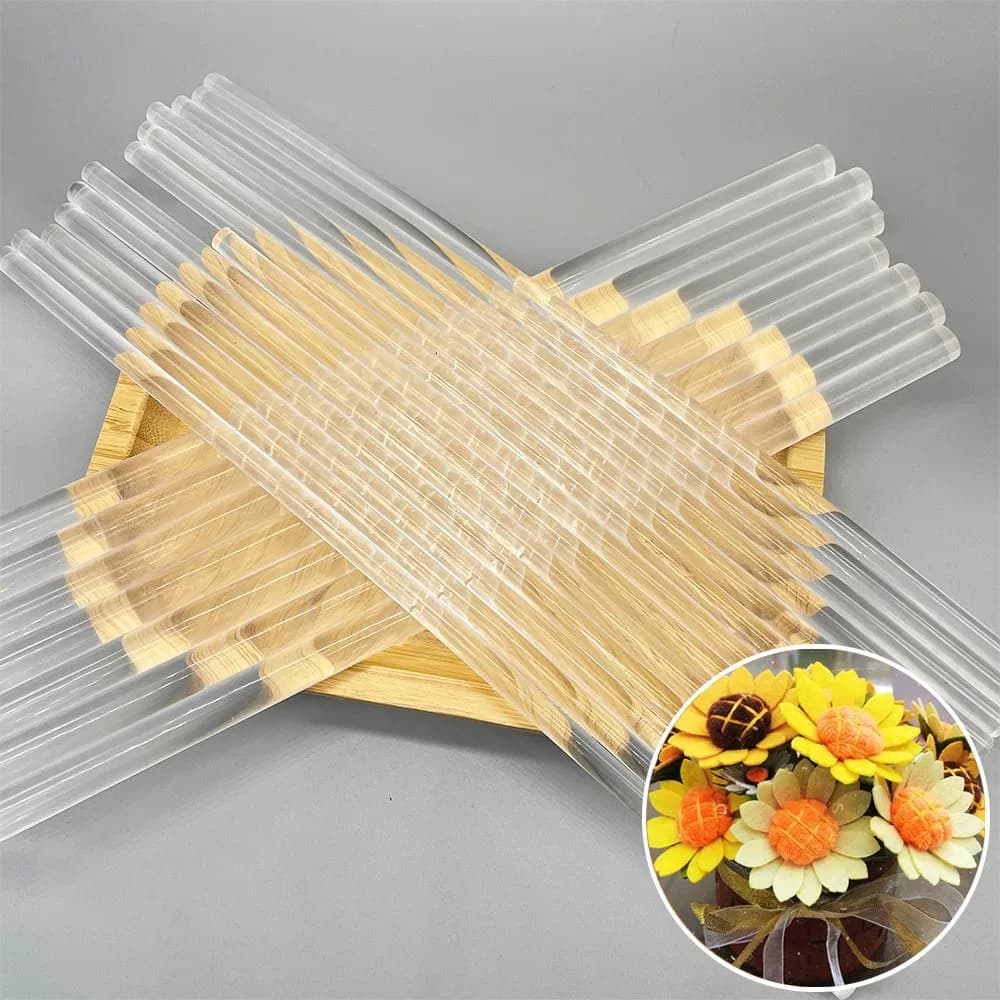 High-Quality Clear Transparent Hot Melt Glue Sticks for DIY Packaging Good Bonding Hot Melt Adhesive