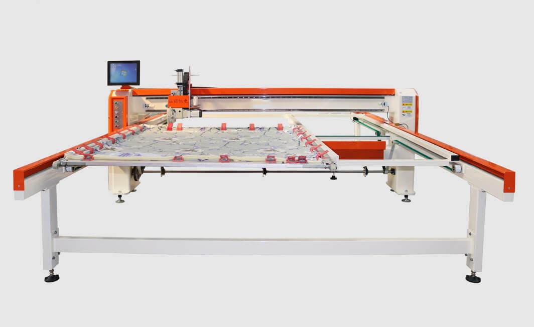 Long Arm Single Needle One Head Quilting Machine Korea Bedcover Quilt Sewing Mattress Quilting Making Machine Price
