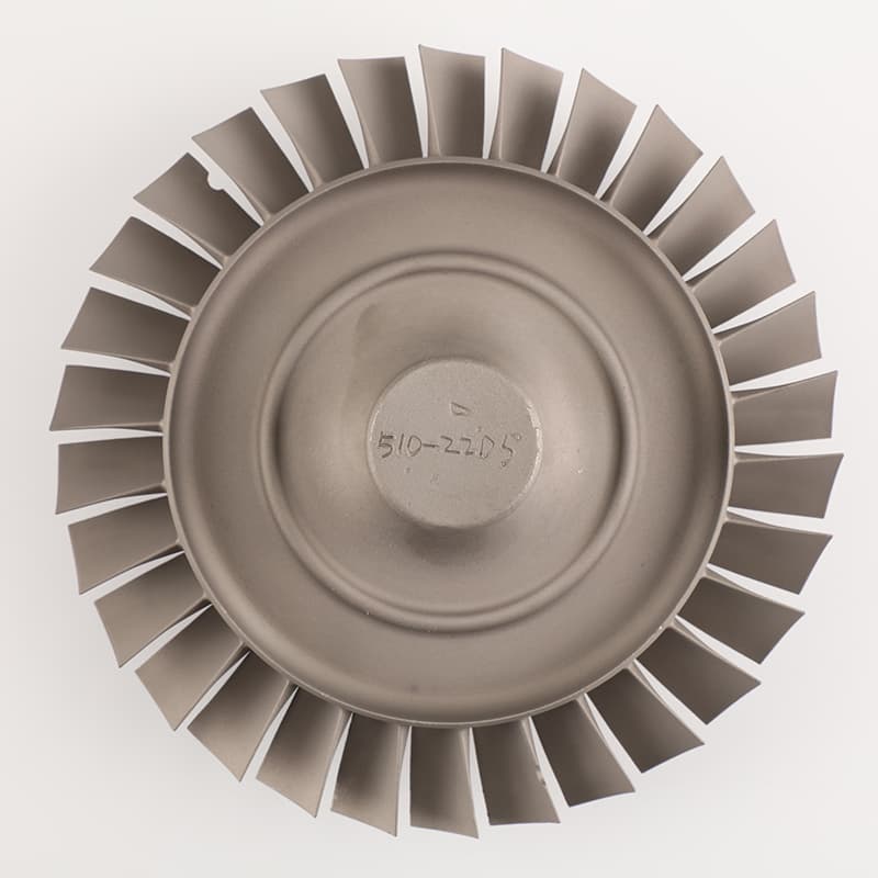 High-Precision Superalloy Engine Turbocharger Parts Integral Turbine Disc Turbo Turbine Wheel Impeller