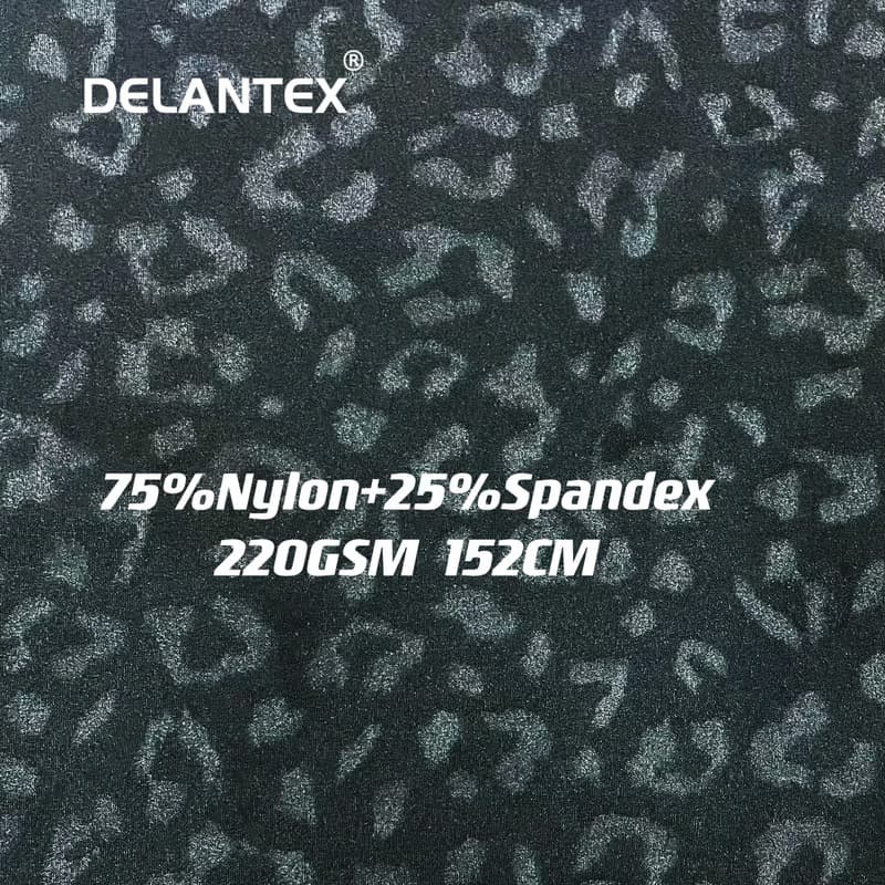 220 GSM 75% Nylon 25% Spandex Yogawear Jersey Sportswear Lululemon Fabric