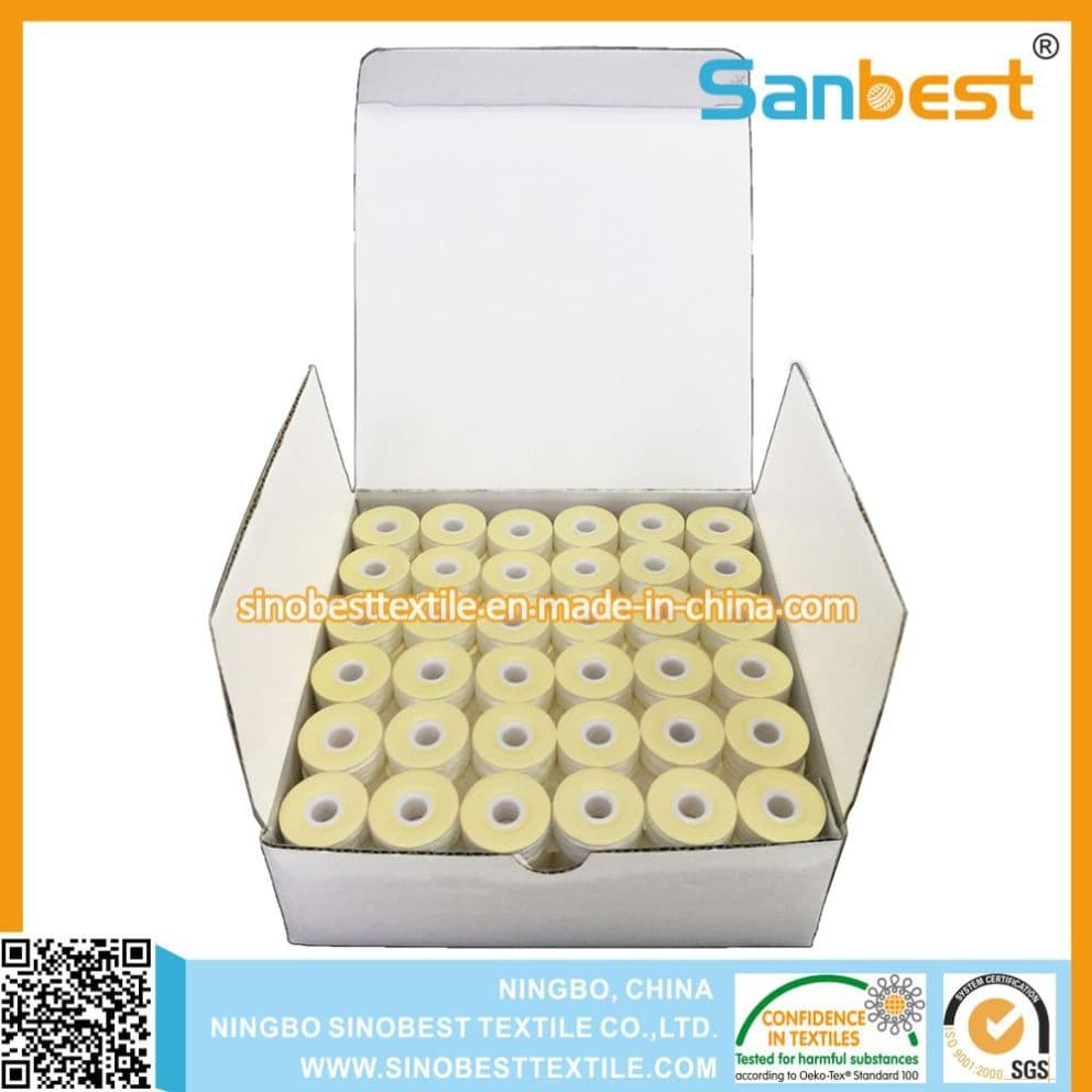 High Quality 70d/2 Pre-Wound Bobbin Thread (Nylon/Poly) for Embroidery