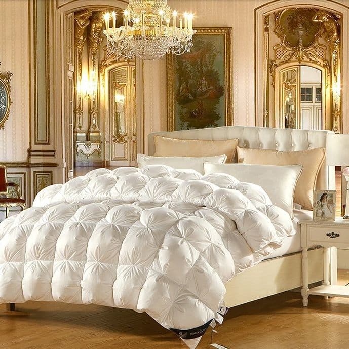 High End Winter Quilt Comforter with Cotton Fabric and Wool Filling