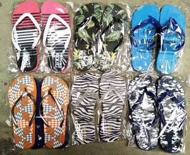 Mix Design Men Beach Sandals Slippers Stock Shoes Flip Flops Stock (FF194-4)