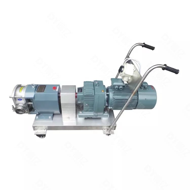 Stainless Steel Sanitary Rotary Lobe Pump High Viscosity Liquid Transfer Pump