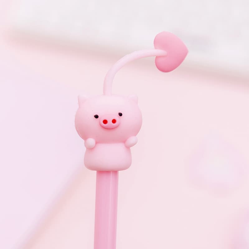 Online Red Pen Cute Pink Girl Style Exam Water Pen Office Writing Pen Customizable Logo